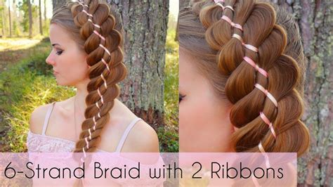 Strand Braid With Ribbons Intricate Braids How To Hair Diy