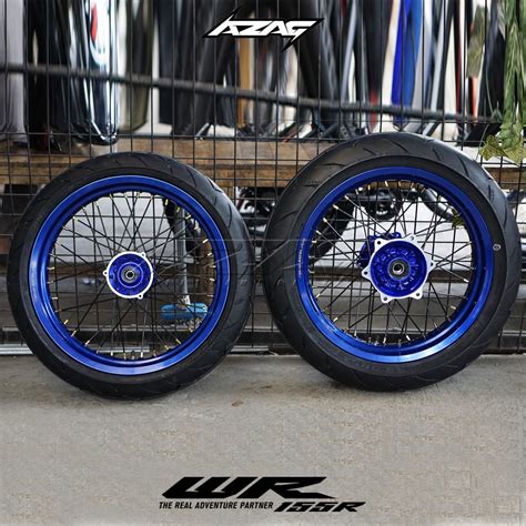 Jual Banset Ban Set Whelset Supermoto Yamaha Wr Fullset Super Blue