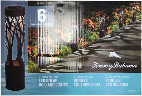 Buy Tommy Bahama Solar Led Pathway Bollard Light 6 Pack Online In