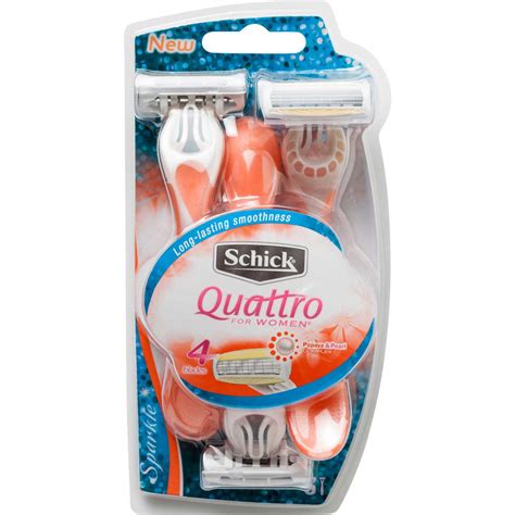 Schick Quattro For Women Disposable 3 Pack BIG W