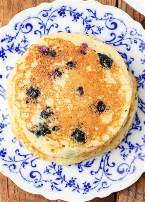 Blueberry Buttermilk Pancakes Barefeet In The Kitchen