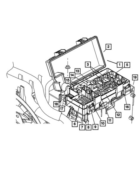 Power Distribution Center Fuse Block Junction Block Relays And Fuses For 2011 Jeep Grand