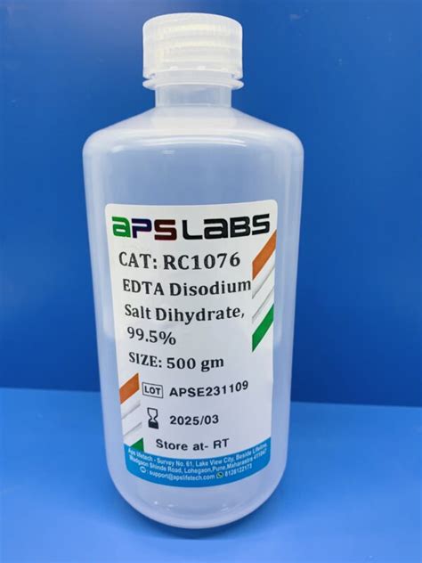 EDTA Disodium Salt Dihydrate 99 5 APS LABS