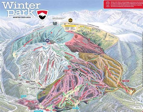 Winter Park Trail Map | Colorado Ski Maps