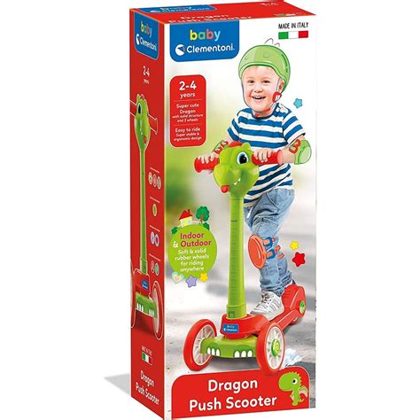 Clementoni Baby Dragon Push Scooter Monopattino Bambino Anni Con