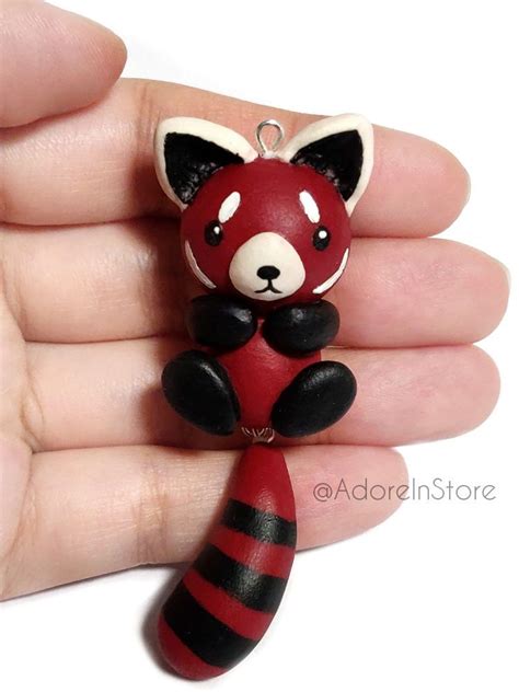 Adorable Handmade Red Panda Charm