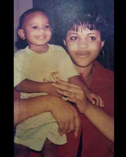 Throwback Pictures Of Olumide Oworu And His Mother Titilope Odubanjo Oworu