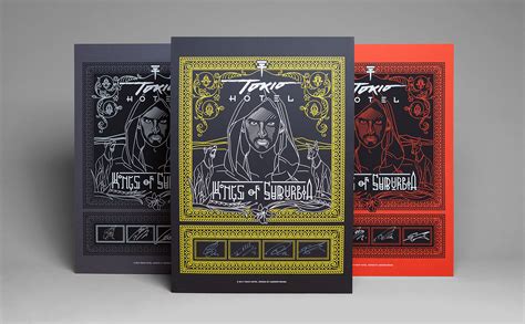 Tokio Hotel, ’Kings Of Suburbia’ – Screen Prints :: Behance