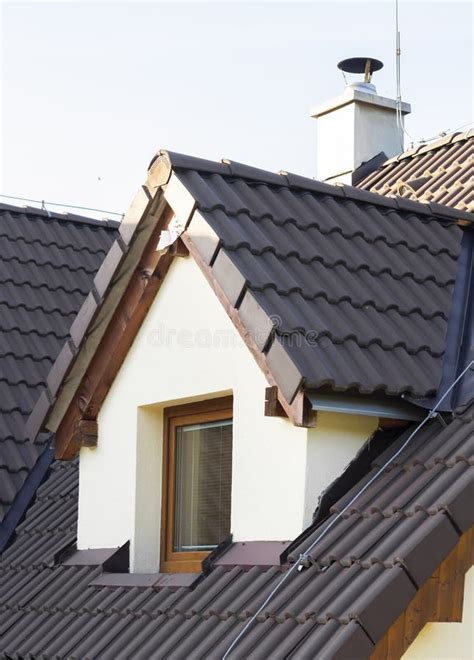 Dormer window on the roof stock photo. Image of dormer - 152547996