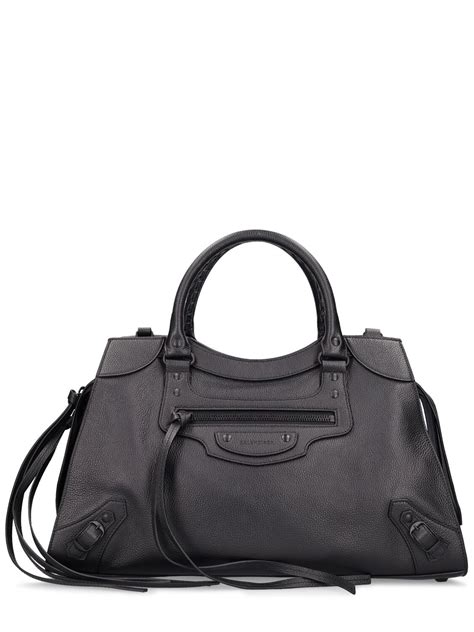 Balenciaga Medium Neo Classic Tote Bag - Black | Editorialist