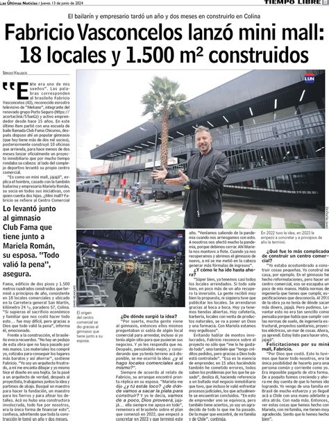 Fabricio Vasconcelos lanzó mini mall 18 locales y 1 500 m² construidos