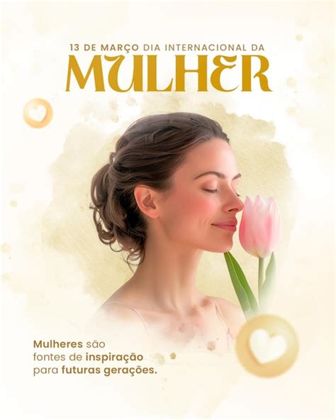 Premium Psd Dia Internacional Da Mulher International Womens Day