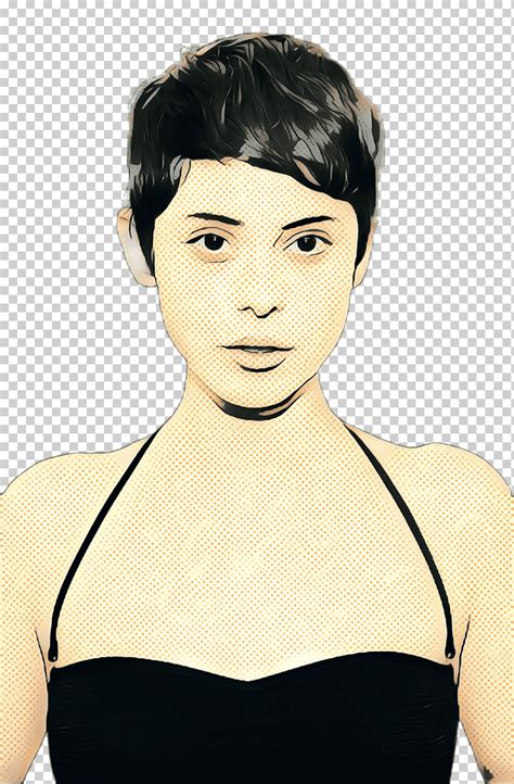 Hair Face Black Hair Ceja Peinado Arte Pop Retro Vintage Frente