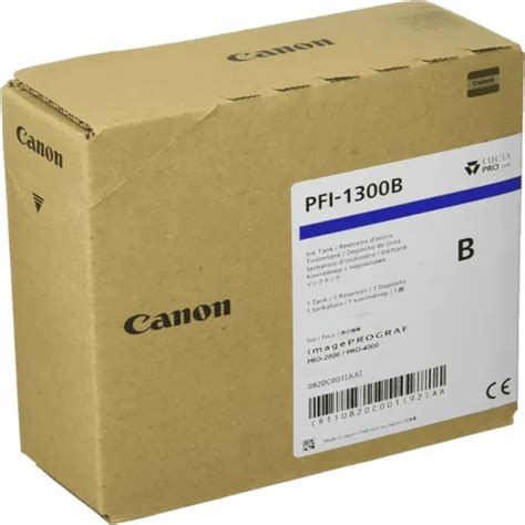 CANON PFI 1300 INK TANK BLUE PRINTER PRO 2000 EUR Só Tinteiro Lda