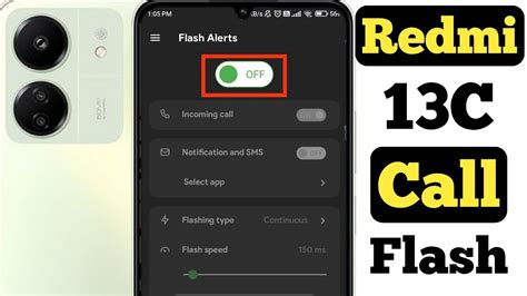 How To On Call Flashlight Feature On Redmi C Redmi C Me Call