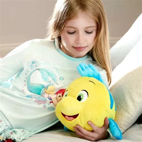 Pez Flounder Peluche Ariel La Sirenita 27cm Disney Store Cuotas Sin