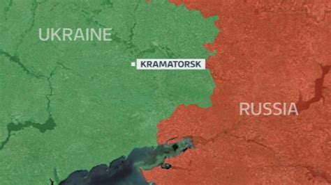 Several Shots Heard From Inside Kramatorsk Airfield ITV News