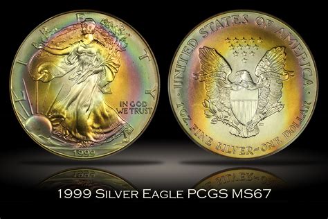 Michael Kittle Rare Coins - 1999 Silver Eagle PCGS MS67