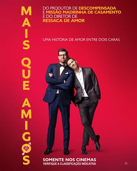 Mais Que Amigos Comédia romântica gay Billy Eichner ganha novo cartaz NACIONAL Confira