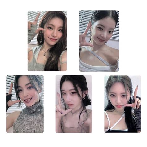 Kpop Fashion On Twitter Itzy Cheshire Official Photocard Limited