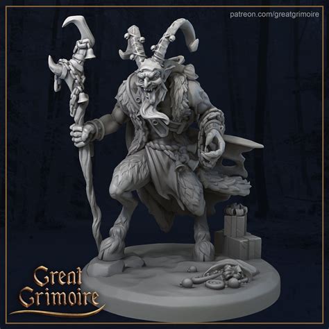 Krampus 32mm Great Grimoire 3d Printed Resin Miniature Etsy Uk