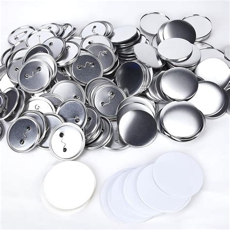 Button Making Supplies 100 Sets 58mm 2 25 Inch Metal