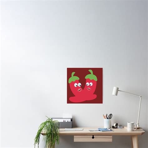 "Chilly emoji" Poster for Sale by Designmaster786 | Redbubble