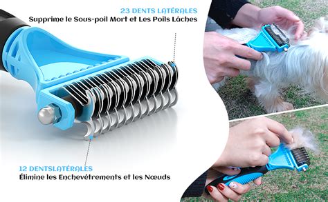 Brosse Chien Brosse Pour Chats Peigne Anti Poils Animaux Liucoli