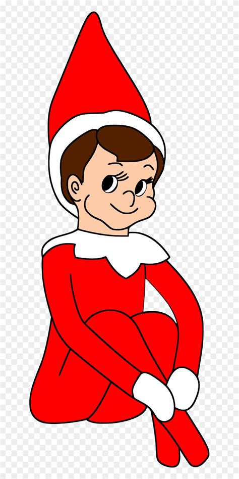 Cartoon Elf On The Shelf Clipart : Elf Clipart Peeking Easy Elf Cartoon ...