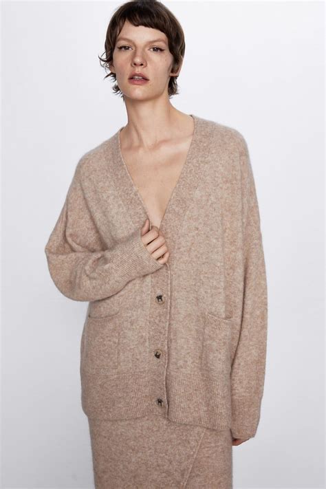 Women S Knitwear ZARA United States In 2020 Knit Cardigan Cardigan