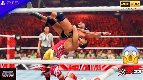 Wwe 2k23 Ps5 Chad Gable Vs Ricochet Vs Tommaso Ciampa Vs Matt