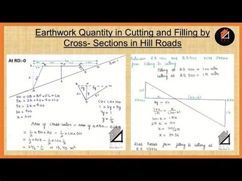 Earthwork Calculations For Hill Road Works How To Calculate Earthwork