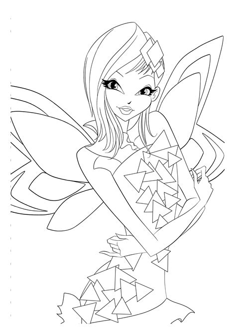 Winx Club Ausmalbilder Tynix Trix Coloring Pages Bild Zones Porn Sex