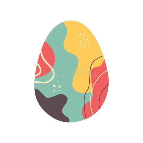 Easter Egg Design Easter Holiday Egg Hunt In Colorful Flat Style Art