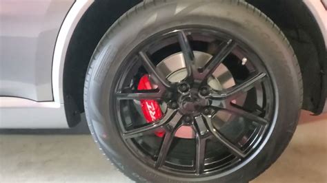 Short Vid Trackhawk Wheels On My 2021 Dodge Durango Rt Tow N Go Youtube