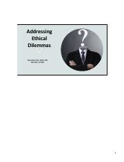 Navigating Ethical Dilemmas In Advanced Nursing Practice Course Hero