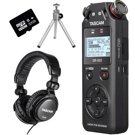 Tascam DR 05X Stereo Handheld Digital Audio Recorder With USB Audio