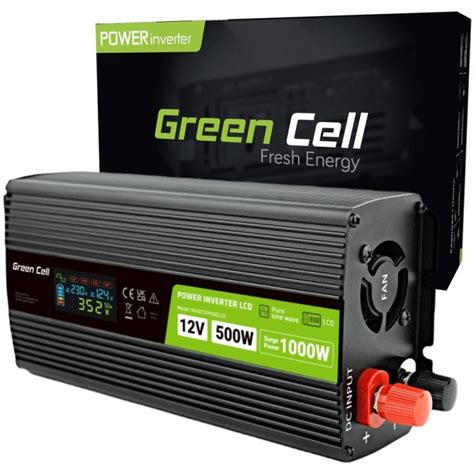 Przetwornica Napi Cia Green Cell Powerinverter Lcd V V W