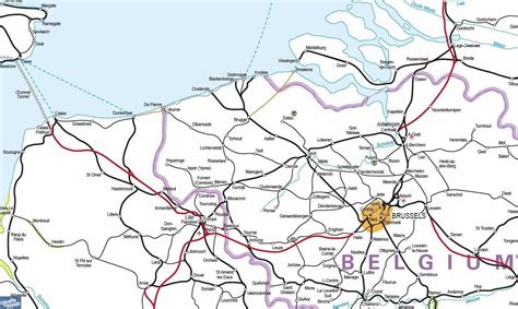 European Rail Timetable Rail Map Europe Carte Des Lignes De Trains D