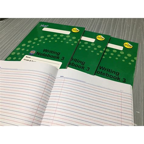 VANDA K 12 WRITING NOTEBOOK KINDER PREP GRADE 1 And 2 Bigger Size 6 5