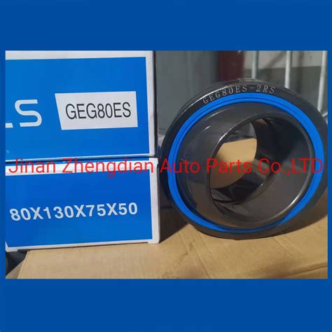 Geg80es 2RS Auto Knuckle Bearing For Beiben Sinotruk HOWO Shacman FAW