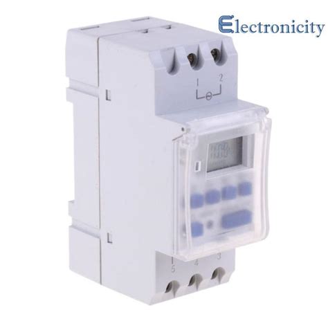 Vac A Din Rail Digital Programmable Timer Switch Relay Timer