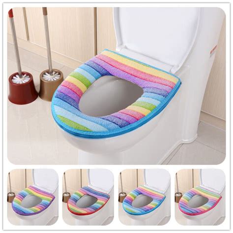 Abattant Wc Arc En Ciel Salle De Bain Si Ge De Toilette Lavable Doux