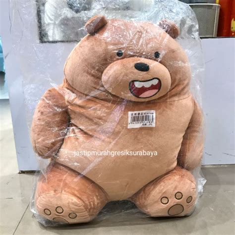 Jual We Bare Bears Cushion Miniso Cm Boneka We Bare Bears Miniso