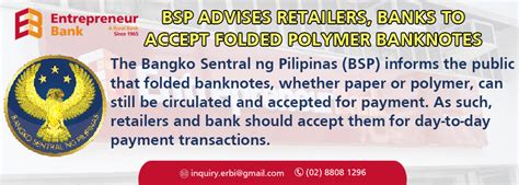 BSP Folded Banknotes Entrepreneur Bank