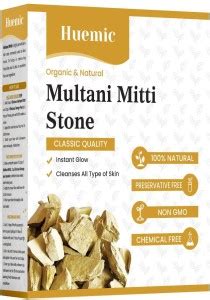 Huemic Pure Multani Mitti Stone Form For Hair And Face Gram