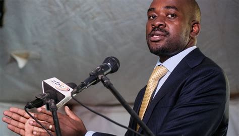 Zimbabwe Opposition Leader Nelson Chamisa Quits His Party The Africa