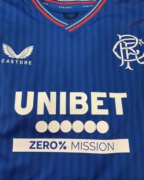 Rangers 2023 24 Castore Home Shirt Leaked The Kitman