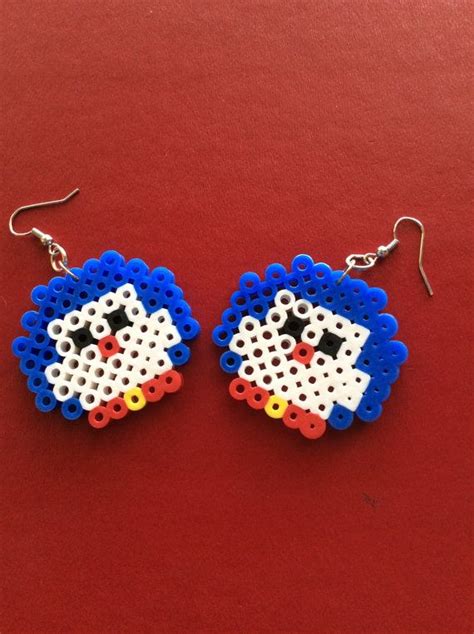 Doraemon Perler Beads Earrings T Motifs Perles Hama Billes De