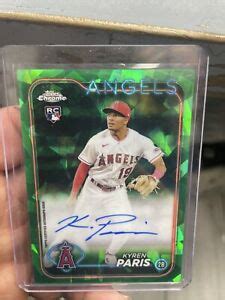 Kyren Paris 2024 Topps Chrome Sapphire Edition CSA KP Autographs